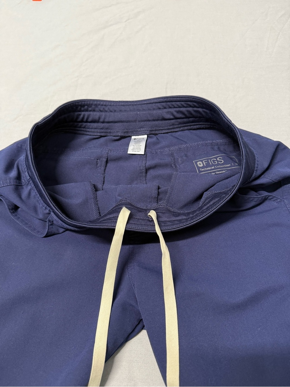 Figs Technical Collection Scrub Pants in Navy Blue Medium - Picture 3 of 7